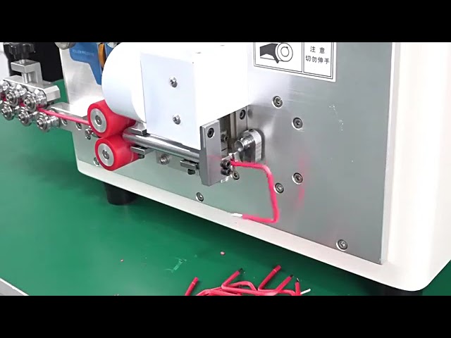 Pneumatisk kabelbender med berøringsskjerm – Automatisk stripping, bøying og peeling (30–90 mm)