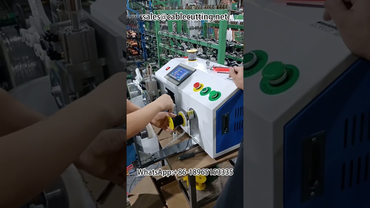 Automatisk viklemaskin med meter-telling for ledningsnett | Trådvikling & kabelharness