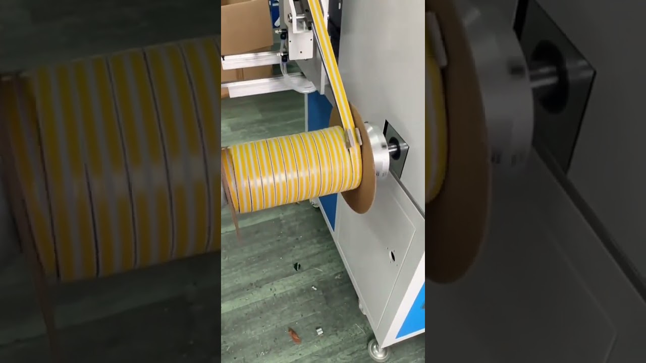 Effektiv måling og kveiling av gummistriper – Automatiser produksjonen