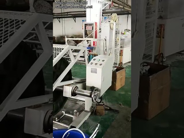 Horisontal type modell super stor ny energi kabel fullautomatisk tråd- og kabelstrekkramme