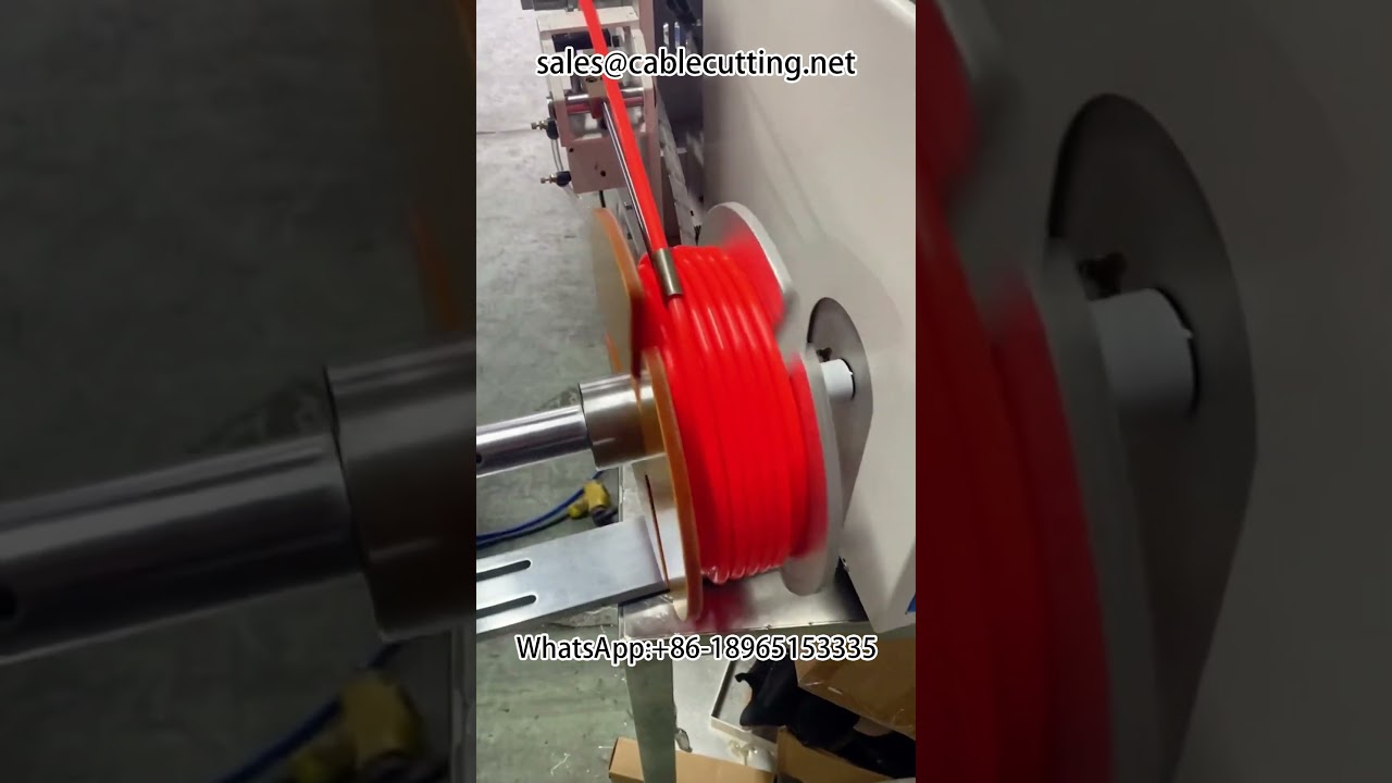 PE/PU-slange måltelling og stansing for småruller - automatisk rullemaskinutstyr