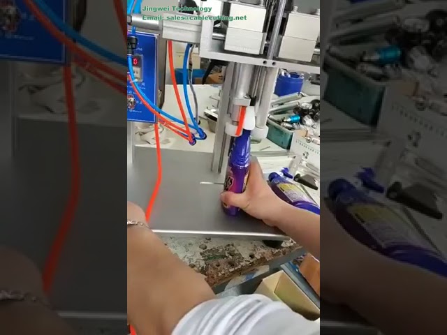 Manuell forseglingsmaskin for små plastflasker og hetteglass – Perfekt for laboratorier