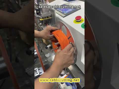 Automatisk 100 meter nylon tauviklingsmaskin – kutt tau, kutt ledning, vikle rør