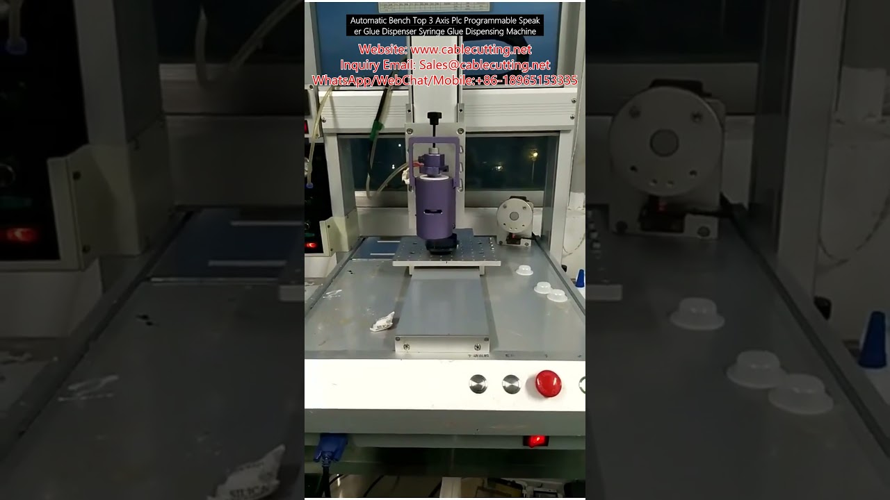 Automatisk Benkeplate 3-Akset PLC-Programmerbar Limdispenser for Høyttalerproduksjon