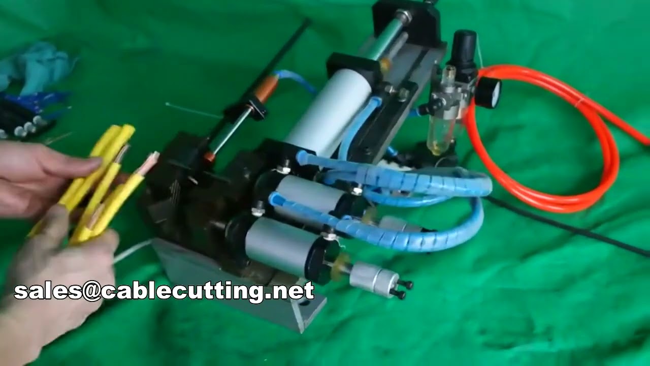 Halvautomatisk avisoleringsmaskin WPM-305 – Effektiv kabelbehandling