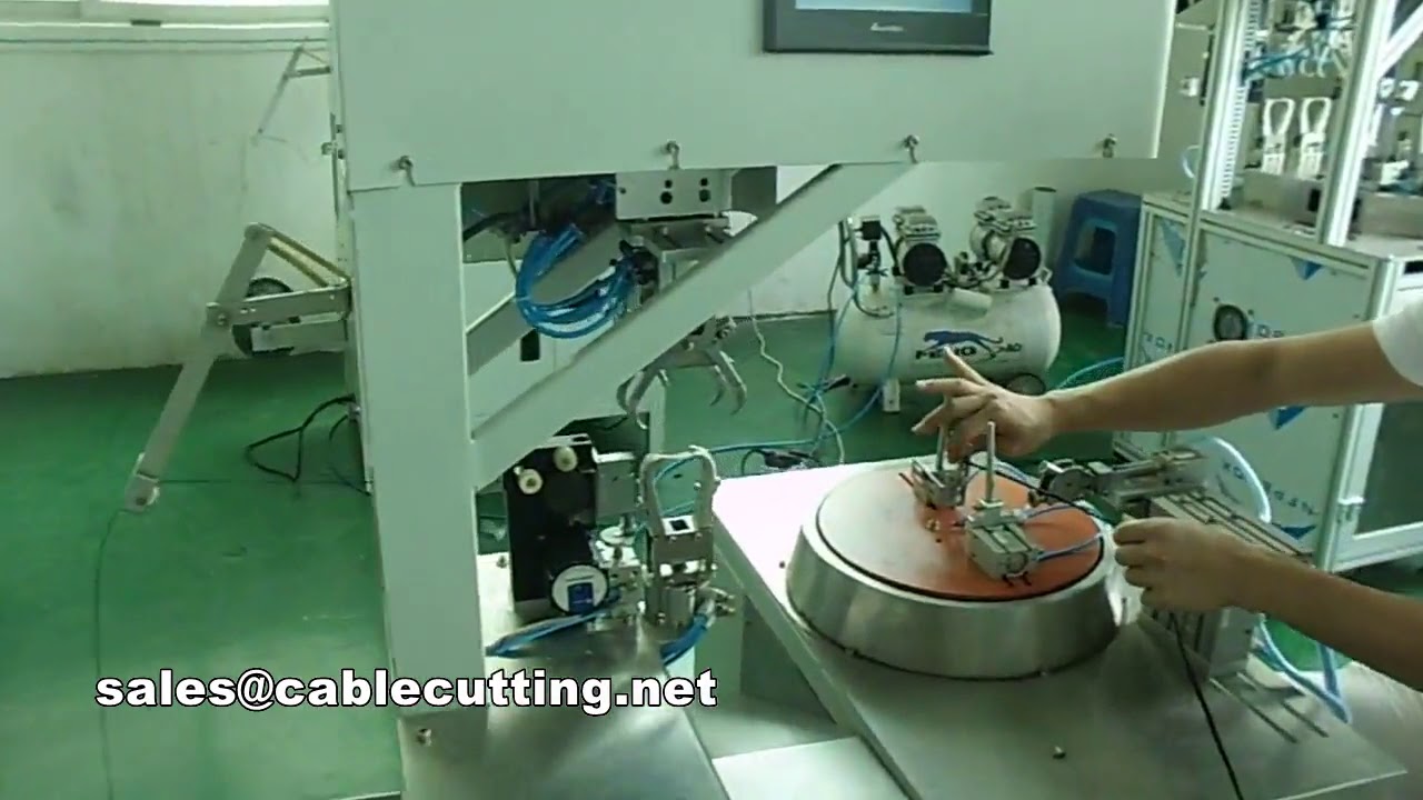 Video 8 Kabelvikle- og bindemaskin – Automatisk produksjon av 8-formede kabelbunter