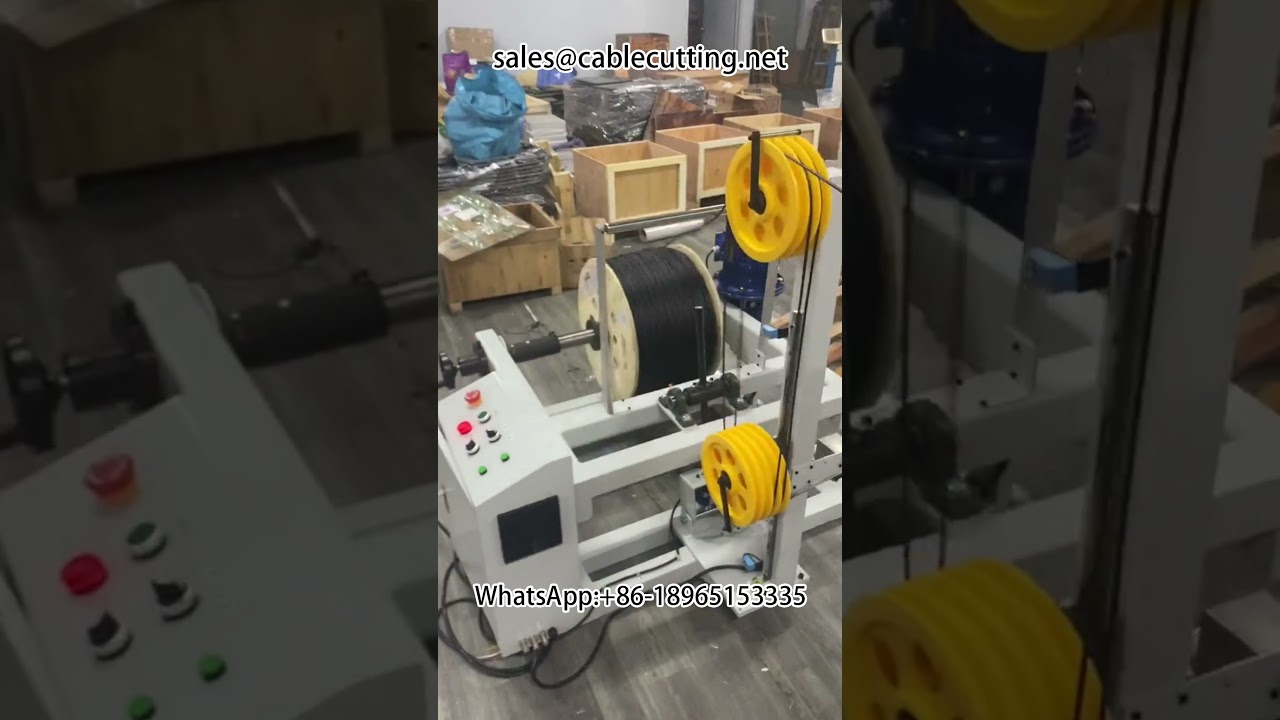 Fra stor spole til liten spole – trådopprullingsmaskin med automatisk meterantall | #WireWin