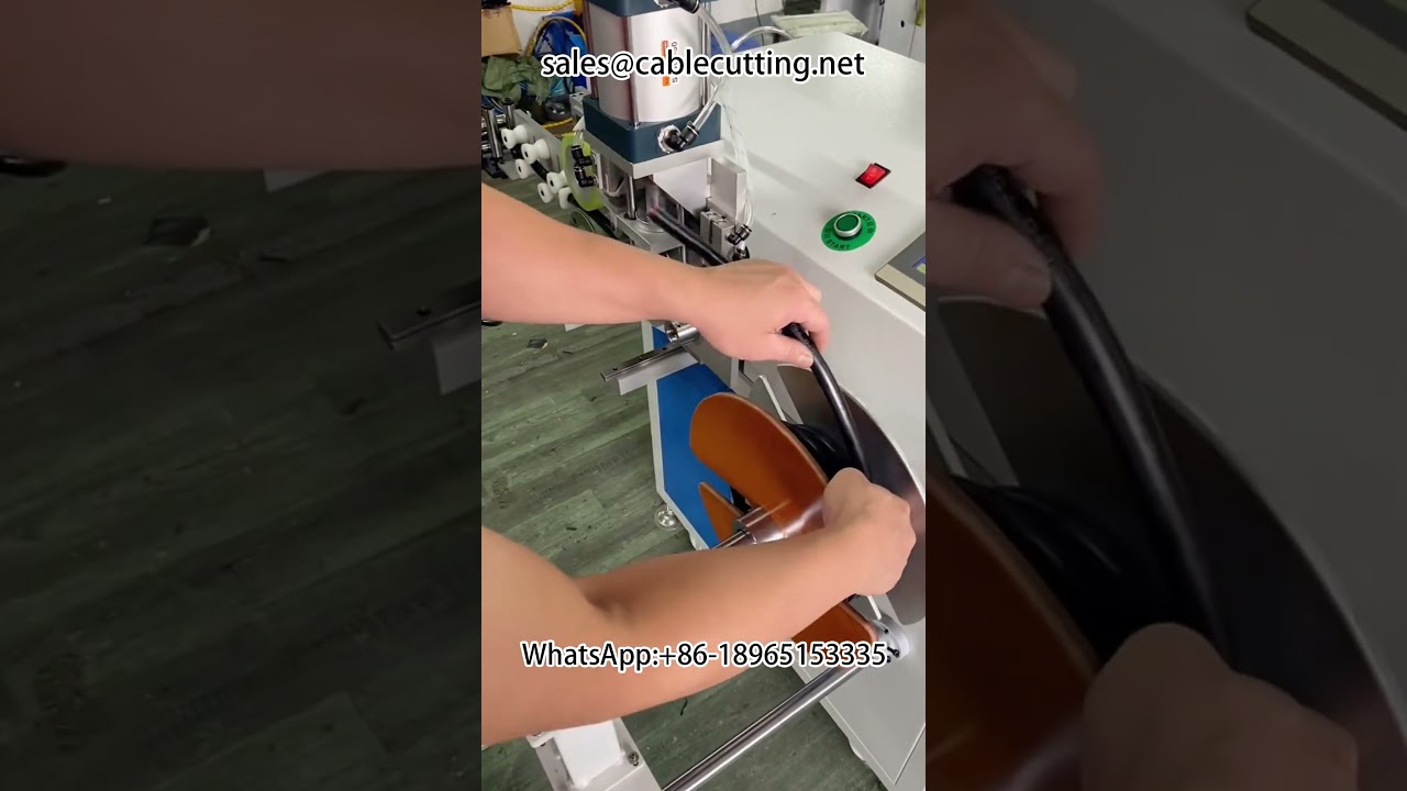 14mm kappe-tråd måltellings-, opprullings- og skjæremaskin | Automatisk presisjon for fabrikkautomatisering #opprullingsmaskin #skjæremaskin