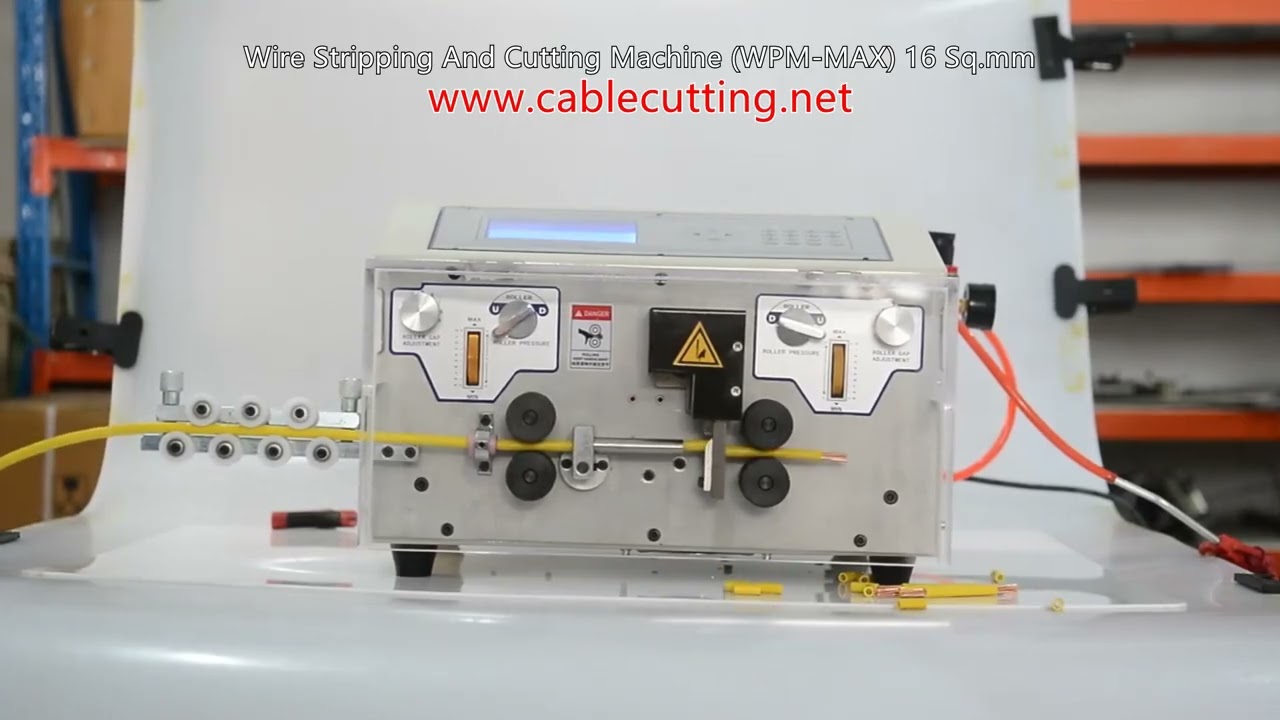 Profesjonell avisolerings- og kuttemaskin for kabler opptil 16mm² - WPM-MAX