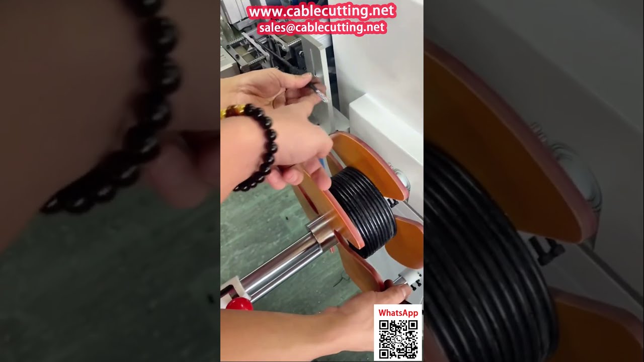 Automatisk Alt-i-En Maskin for Nettverkskabler: Telling, Stripping, Rulling & Binding