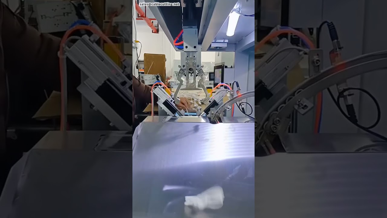 Automatisk maskin for silikonringinnsetting og kabelbinding – 63 cm demo