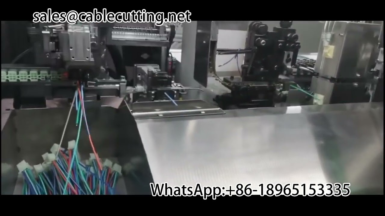 Automatisk terminalinnsettingsmaskin for skall #kabeltressutstyr #terminalmaskin
