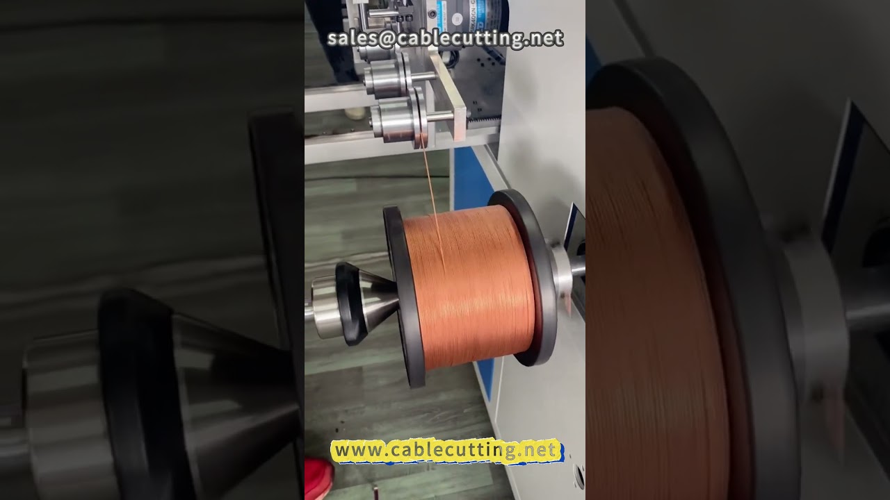 Industriell flettet kobbertrådvikler – Høyhastighets spolemaskin for ledninger og kabler