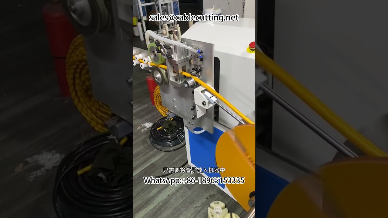 Automatisk metertellende sorterings-, vikle- og kuttemaskin | Rørviklingsmaskin for presis metertelling