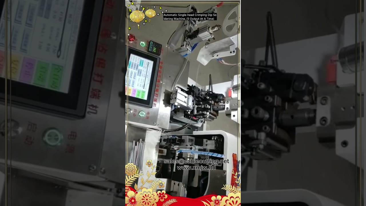 Automatisk enkelthodet krympe- og dyploddemaskin – 5 utganger per syklus