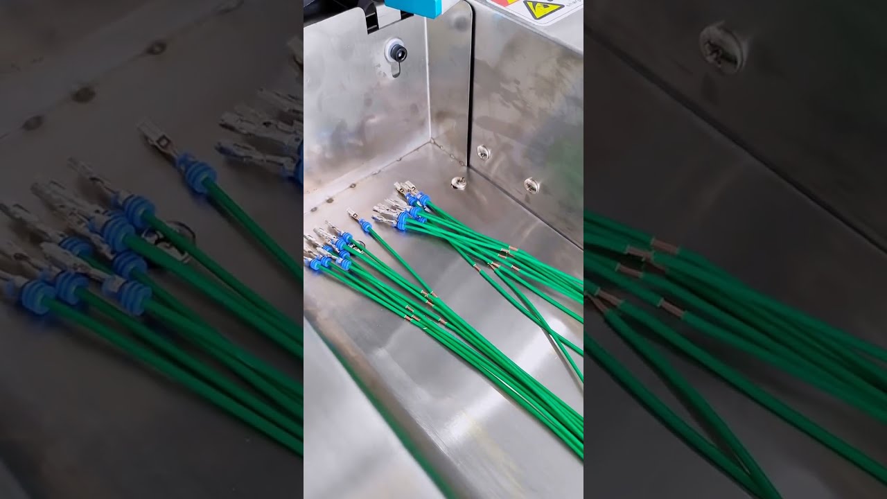 Effektiv ledningsnettbehandling: Midtstriping og regnplugginnsetting for EV-parallellkobling #maskin