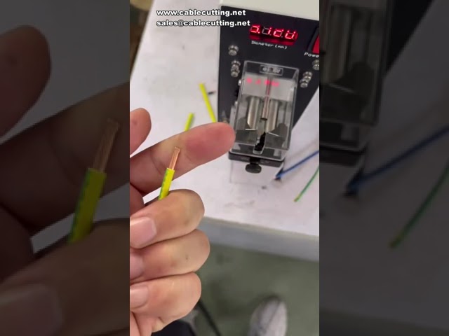 4SQMM Elektrisk Trådavisolingsmaskin – Automatisk Kabelstripper for Industri