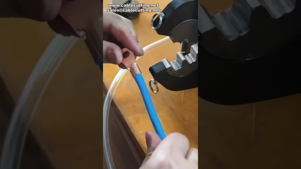 强力气动端子压接机｜开口接线片5-300A 工厂自动化设备 #工厂 #机器