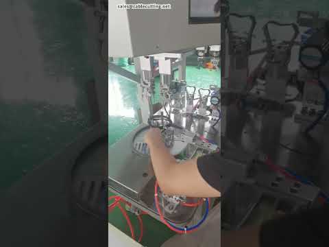 HDMI-kabel rund dobbel bindemaskin – oppsett på stedet OK #fabrikk #maskin
