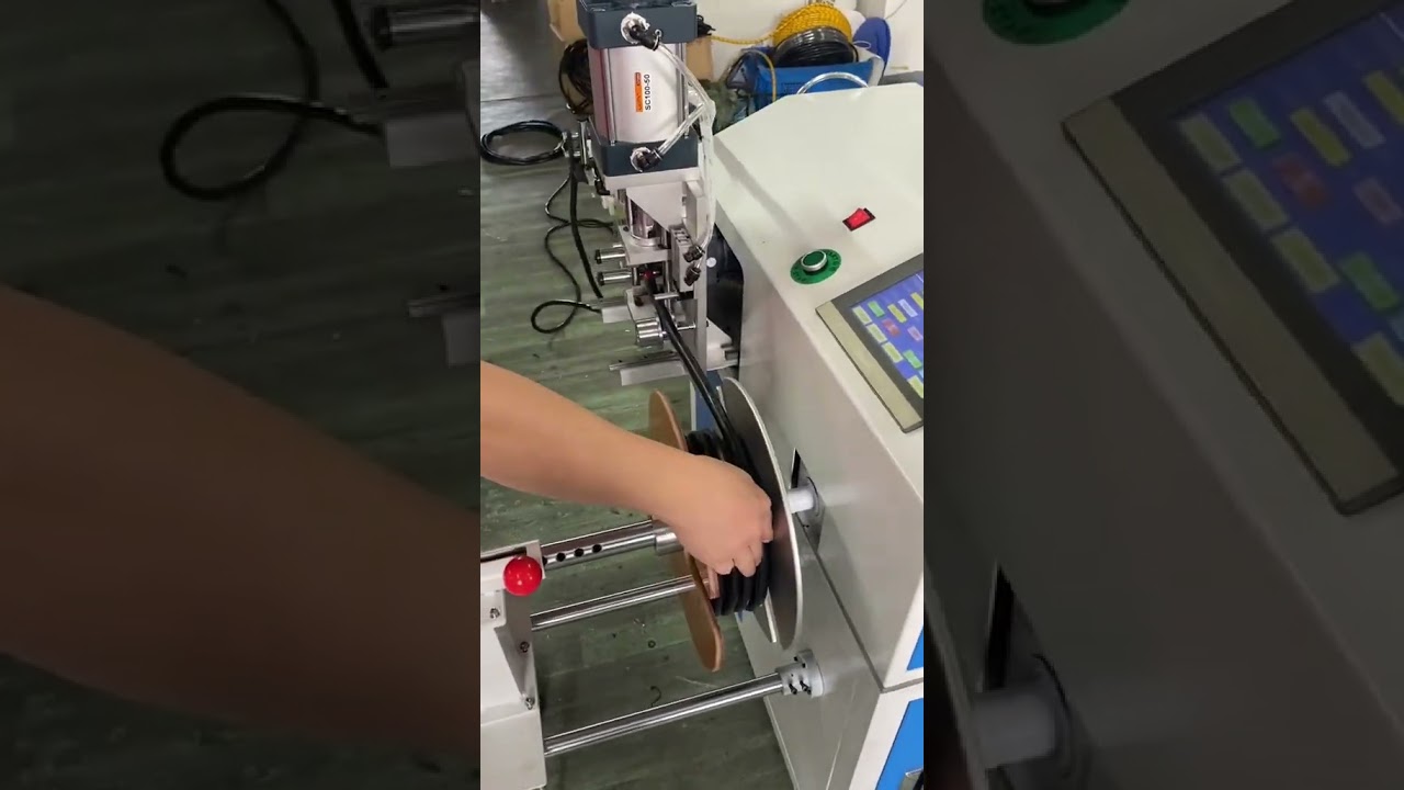 多功能卷绕机：精准计量、调速整齐排线 #工厂