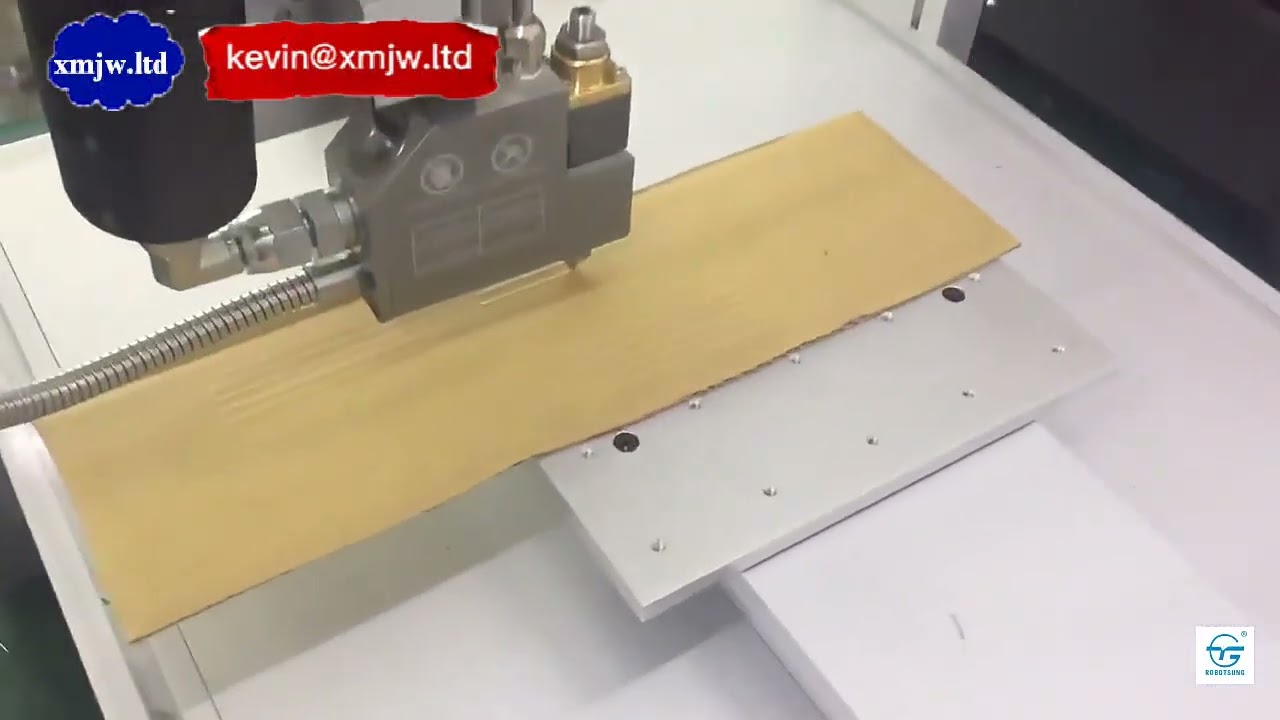 Robotdispenser for varmt smeltelim - Automatisk limingsmaskin