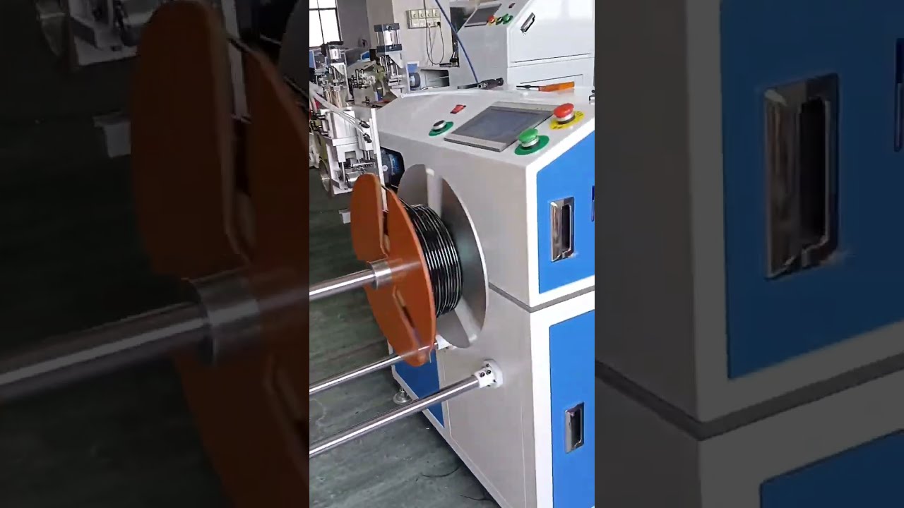 Automatisk måltelling, traversering, kutting & rørspolemaskin for 1–16 mm diameter #maskin