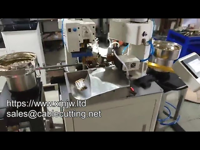101YW Helautomatisk Bulk Kabelkrympemaskin - Kutting, Avisolering og Krymping av begge ender