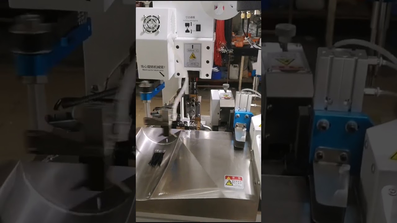 Helautomatisk dobbelthodeterminalmaskin med trykkovåkingssystem #fabrikk #maskin