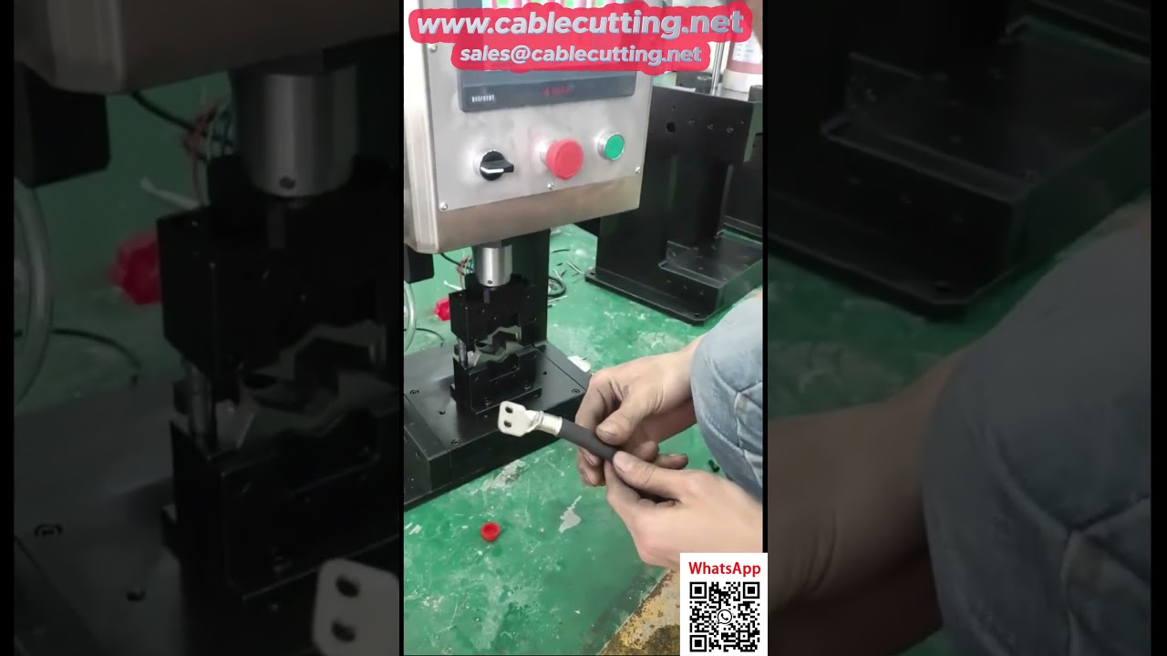 50 mm² CNC hydraulisk terminalkrimpmaskin – uten verktøyskift for raskere ledningsbehandling