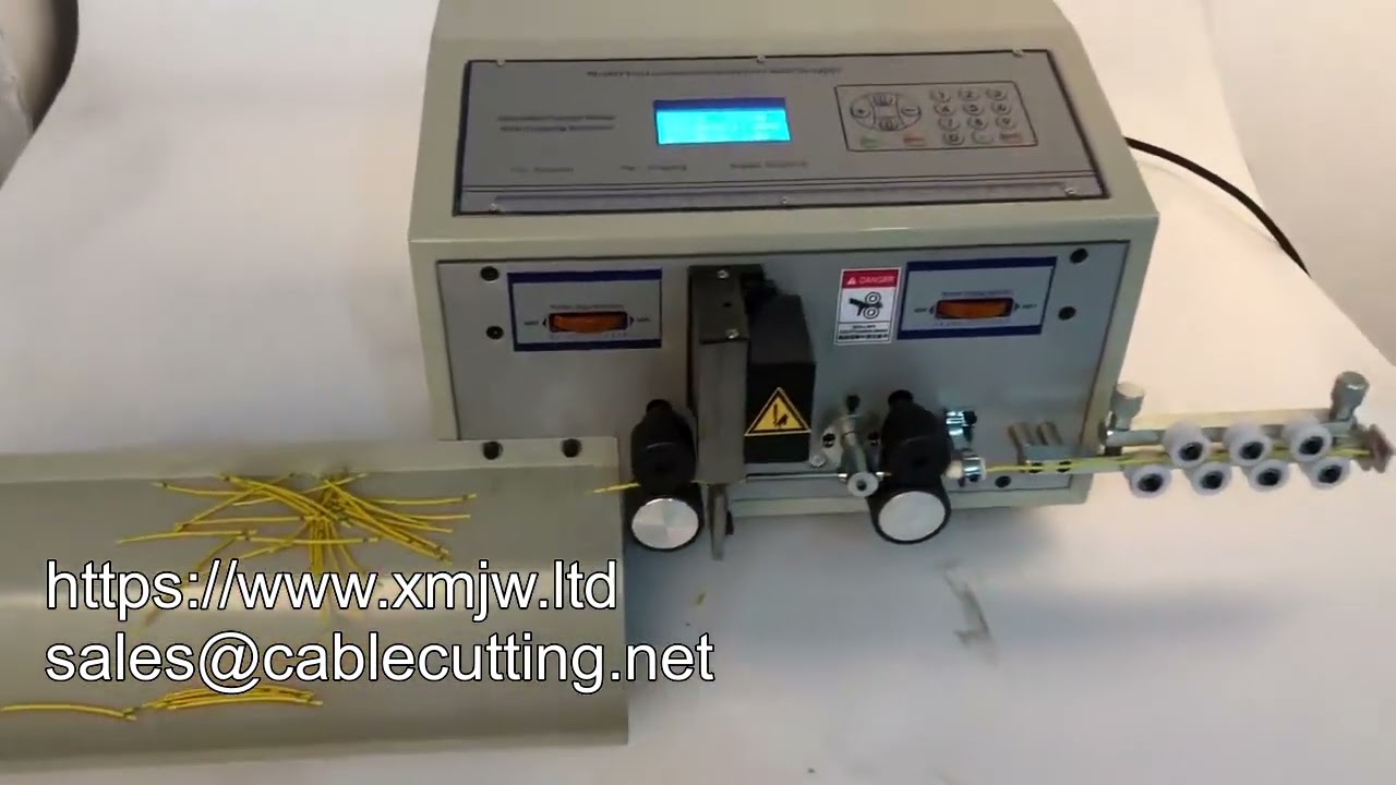 Automatisk kabel- og trådavisoleringmaskin for kutting og stripping av ledninger