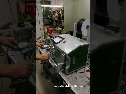 Effektiv ledningssnoings- og bindemaskin for kabler
