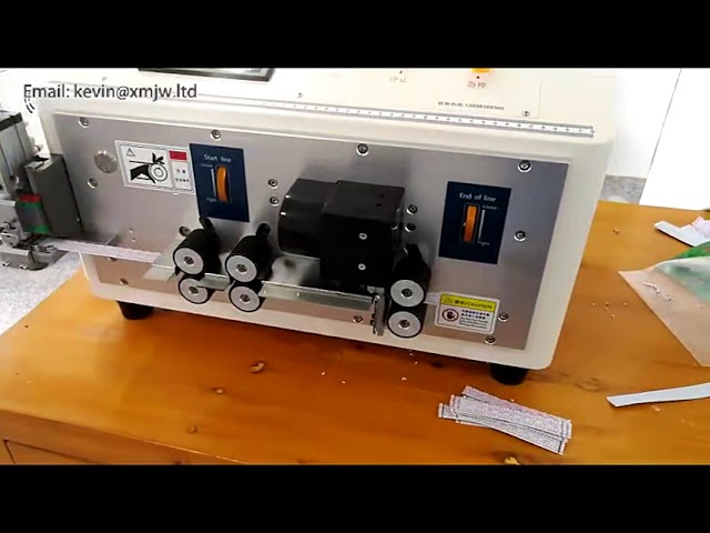 Automatisk PVC-kappe avisoleringsmaskin for flate og runde kabler – kutt- og strippeutstyr