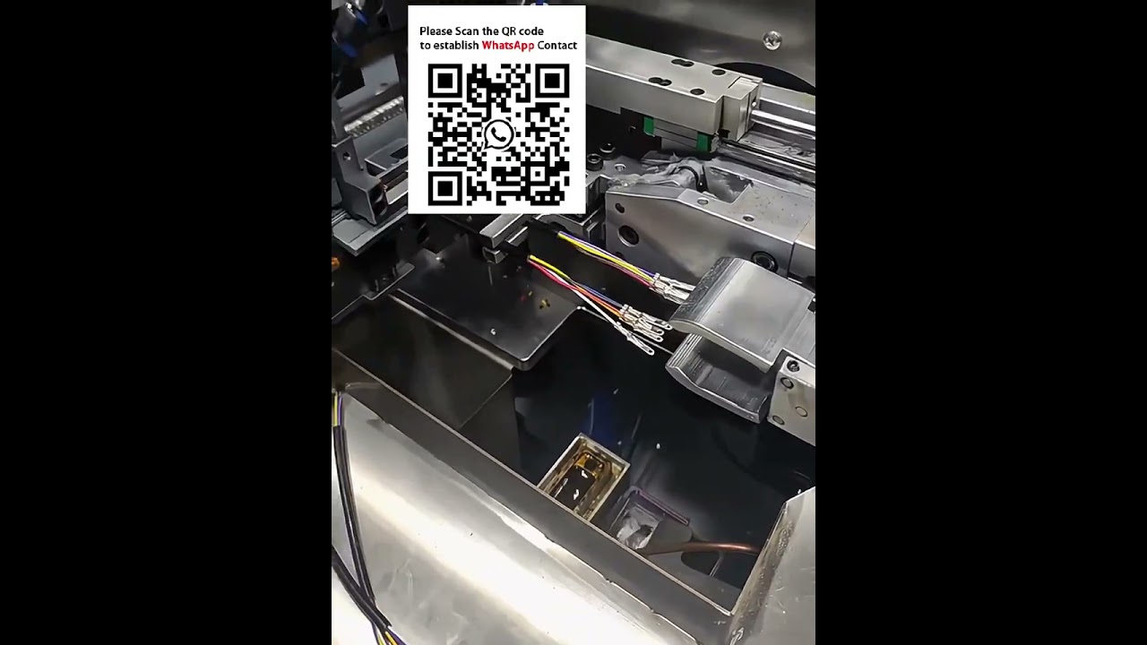 Fullautomatisk kabelkrymping og tinnemaskin for mantlede kabler #Automasjonsmaskineri