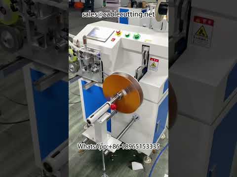 Automatisk metertellende vikle- og bindemaskin for tråd – deler store ruller opp i små