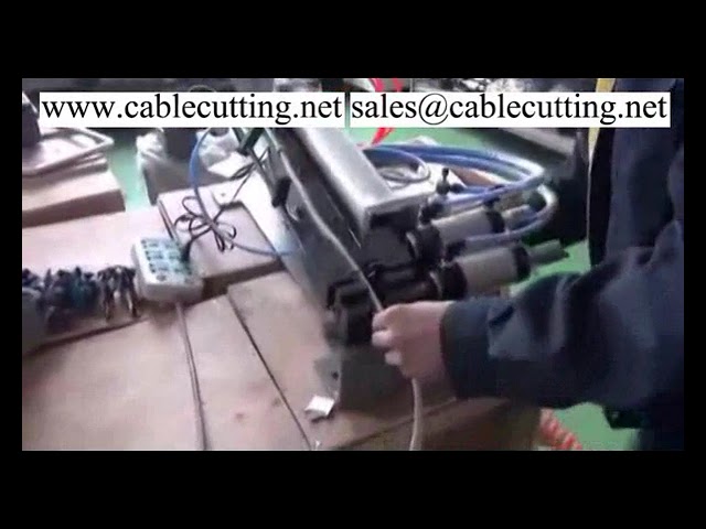 Effektiv pneumatisk avisoleringsmaskin WPM 330 for industriell kabelbehandling