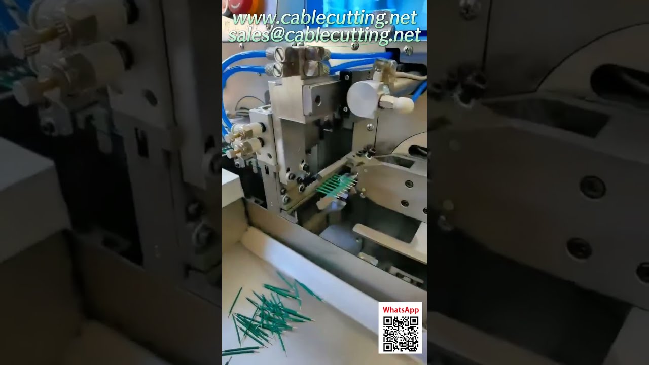 WPM-85-40: Automatisk trådbehandlingsmaskin for kapping, stripping og pakking