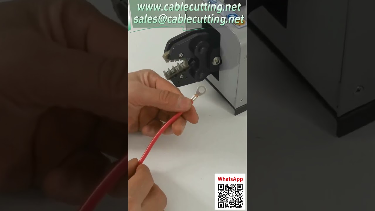 Automatisert terminalpressekobling for wireharnes #produksjonseffektivitet