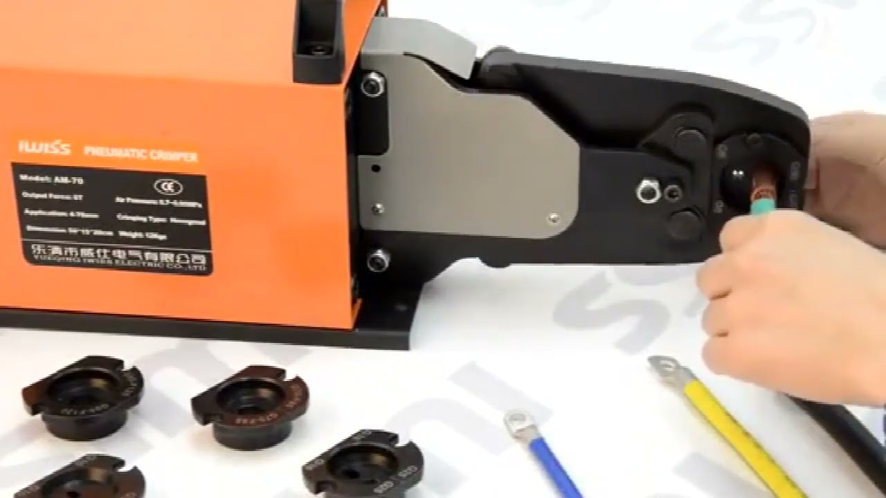 LY-AM-240 Tungt Pneumatisk Krympeverktøy for Kabler 6-240mm² med Spennklemme 110V