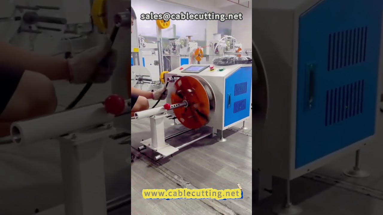 Høytemperatur oljerør justerings- og viklemaskin for hydrauliske slanger og kabler