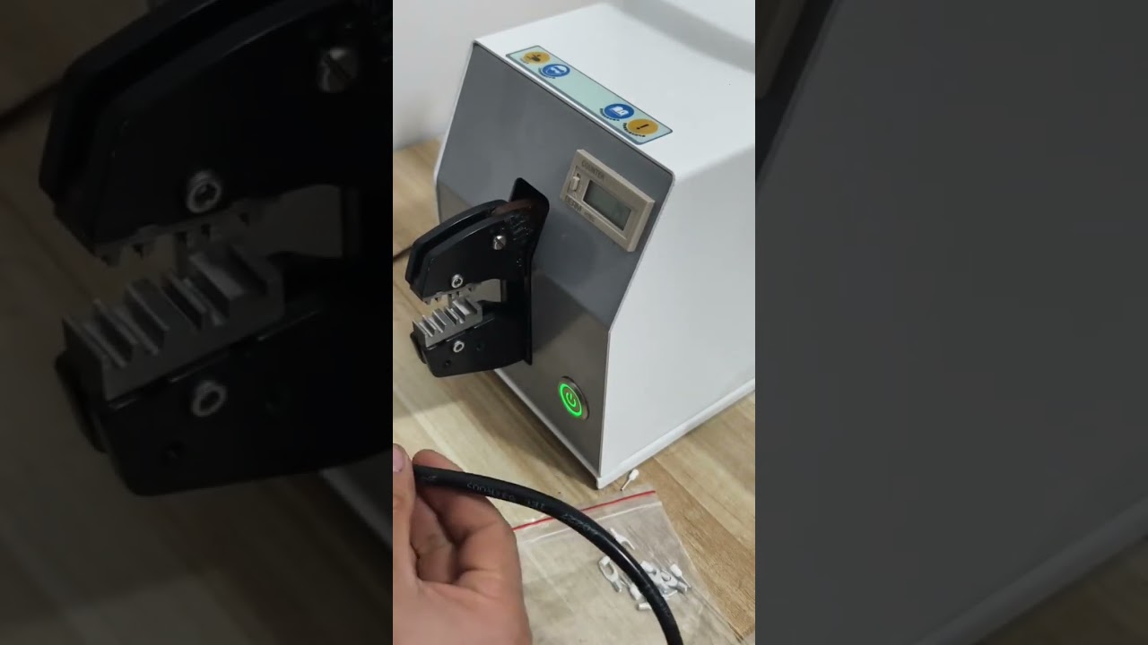 定制模具电端子压接机 | 高效压接管状与裸端子 #工厂 #机器