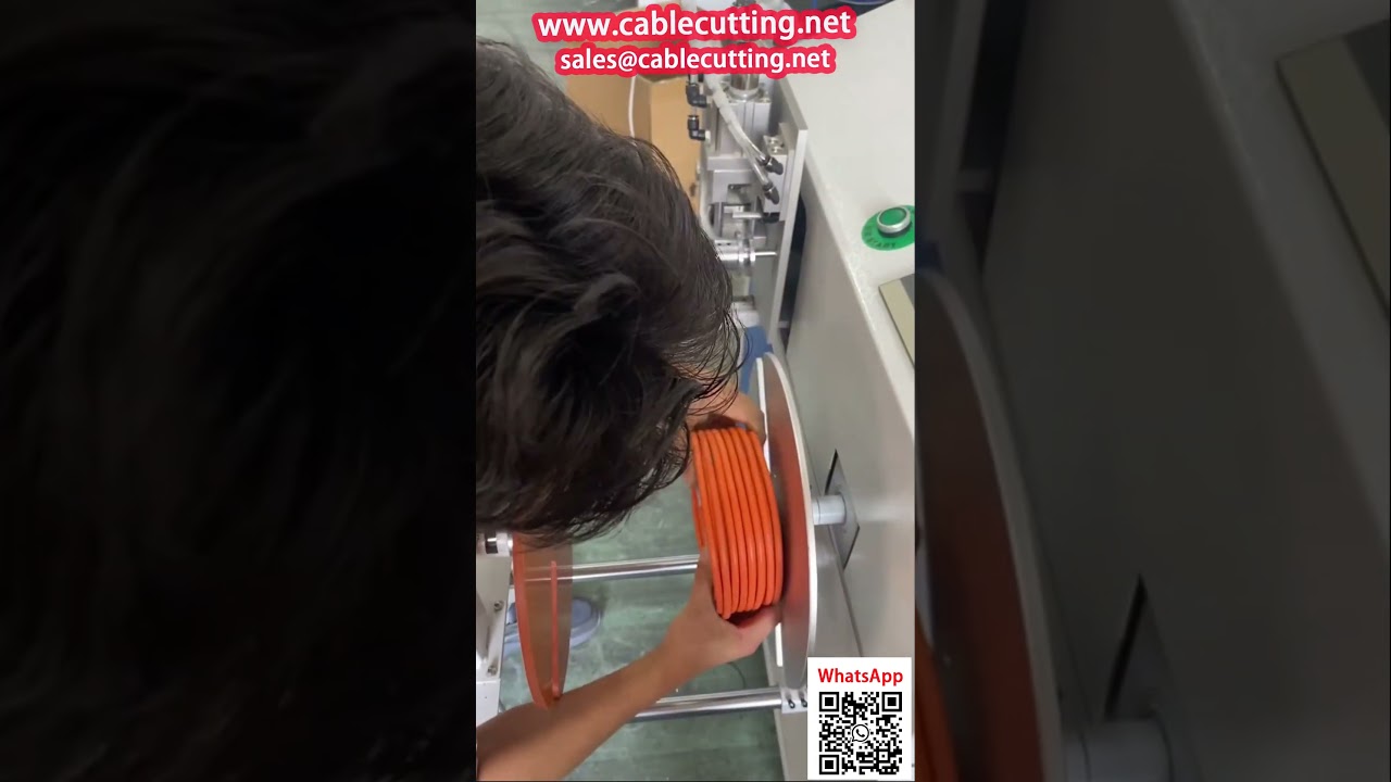 Enrouleuse et Compteuse Automatique pour Cordon d'Alimentation Gainé